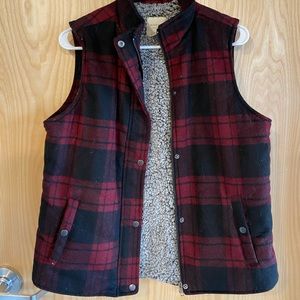 Plaid vest